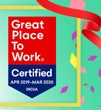 We are Great Place to Work – Certified™ 2019-20