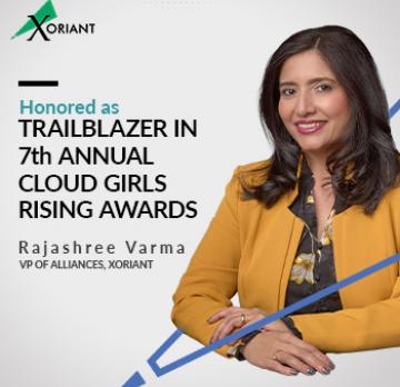 Xoriant’s Rajashree Varma Honored as Trailblazer in Seventh Annual Cloud Girls Rising Awards
