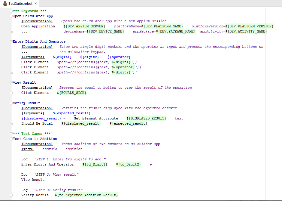 Framework for Mobile Test Automation Xoriant